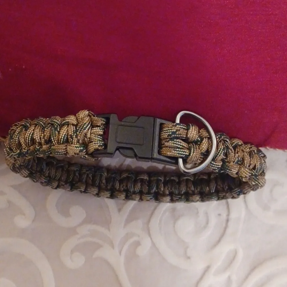 Dog Collar paracord handmade NWOT